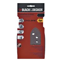 Black+Decker 74-672 Sandpaper, 120 Grit, Aluminum Oxide Abrasive 