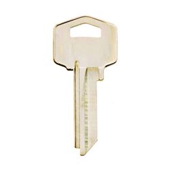 Hy-Ko 11010HR2 Key Blank, Brass, Nickel, For: Harloc/Tesa Cabinet, House Locks and Padlocks, Pack of 10 