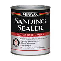Minwax 657000000 Sanding Sealer, Cream, Liquid, 1 qt, Can 