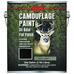 Majic Paints 8-0851-1 Camouflage Paint, Black, 1 gal Can, Pack of 2 