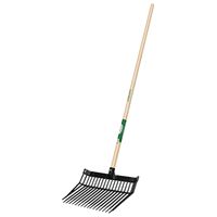 Landscapers Select 34622 Bedding Fork, Polycarbonate Tine, Wood Handle, 54 in L Handle 