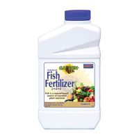 Bonide Garden Rich 081 Fish Fertilizer, 1 qt, Liquid, Brown, Fish 