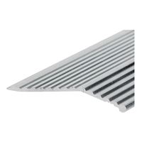 Frost King H591FS/6 Fluted Carpet Bar, 72 in L x 1-1/2 in W, Aluminum, Silver 