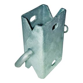 Multinautic 10004 Connector Hinge, Galvanized Steel, For: Stationary Dock with 10 000 Series Back Plates or Corners