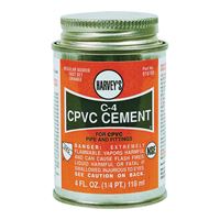 Harvey 018720-12 Solvent Cement, 16 oz Can, Liquid, Orange 