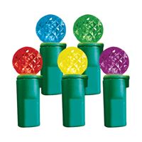 Hometown Holidays 2339/U14E320D Light Set, 4.8 W, 70-Lamp, LED Lamp, Multi-Color Lamp, 25,000 hr Average Life 12 Pack 