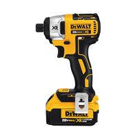 DeWALT DCF887M2/DCF886M2 Impact Driver Kit, Battery Included, 20 V, 4 Ah, 1/4 in Drive, Hex Drive, 3600 ipm 