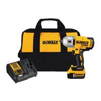 DeWALT DCF899P1 Impact Wrench with Detent Pin Anvil Kit, Battery Included, 20 V, 5 Ah, 1/2 in Drive, Square Drive 
