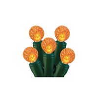 Hometown Holidays 2339/U14E320G Light Set, 4.8 W, 70-Lamp, LED Lamp, Orange Lamp, 25,000 hr Average Life 12 Pack 