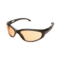 Edge SWAP119 Non-Polarized Safety Glasses, Unisex, Polycarbonate Lens, Full Frame, Nylon Frame, Black Frame 