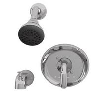 American Standard Cadet Suite Series 9091512.002 Tub and Shower Faucet, Adjustable Showerhead, 2 gpm Showerhead 