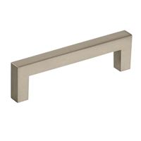 Amerock Monument Series BP36570G10 Cabinet Pull, 4-1/8 in L Handle, 3/8 in H Handle, 1-3/16 in Projection, Aluminum 