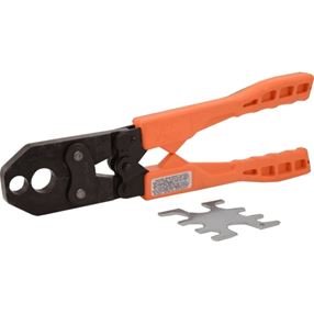 SharkBite 23251 Crimp Ring Tool, Dual Head Crimping Plug, Orange Handle