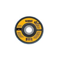 DeWALT DW8357 Flap Disc, 4-1/2 in Dia, 5/8-11 Arbor, Coated, 60 Grit, Medium, Zirconia Abrasive 