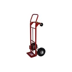 Milwaukee Hand Truck 30080S Hand Truck, 14 in W Toe Plate, 7-1/2 in D Toe Plate, 800 lb, Pneumatic Caster 