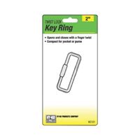 Hy-Ko KC121 Key Ring, Nickel, Pack of 5 