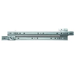 Knape & Vogt 1300P ZC 14 Drawer Slide, 75 lb, 14 in L Rail, 1/2 in W Rail, Steel, Zinc 