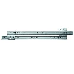 Knape & Vogt 1300P ZC 20 Drawer Slide, 75 lb, 20 in L Rail, 1/2 in W Rail, Steel, Zinc 