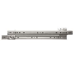 Knape & Vogt 1300P ZC 24 Drawer Slide, 75 lb, 24 in L Rail, 1/2 in W Rail, Steel, Zinc 