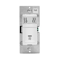 Leviton IPHS5-742 Humidity Sensor and Fan Control Switch, 5 A, 120 V, White 