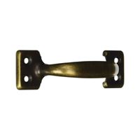 National Hardware N164-848 Sash Lift, 4 in L Handle, Steel, Antique Brass 