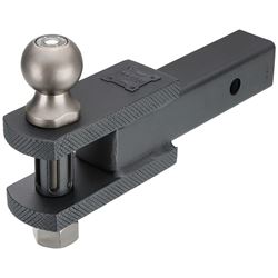 REESE TOWPOWER Tactical 7089244 Ball Mount Clevis and Hitch, 2 in, 2-5/16 in Dia Hitch Ball, Steel, Matte/Pewter 
