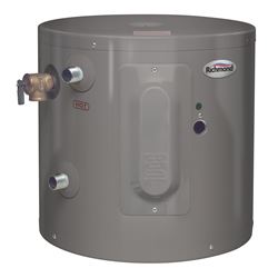 Richmond Essential Series 6EP20-1 Electric Water Heater, 120 V, 2000 W, 20 gal Tank, Wall Mounting 