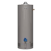 Richmond Essential Series 6G40-36F3 Gas Water Heater, Natural Gas, 40 gal Tank, 52 gph, 36000 Btu/hr BTU, Dark Warm Gray 