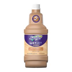Swiffer WetJet 77133 Wood Floor Cleaner Solution Refill, 1.25 L Bottle, Liquid, Fresh, Clear 