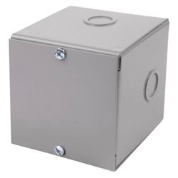 Steel City AB-10104SBGK002 Screw Cover Box, 12 -Knockout, Carbon Steel, Painted, Horizontal Mounting 