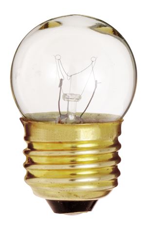 7½W S11 - Ceramic Bulb- Medium Base - Clear - 120V - 1 / Card