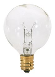 15 watt G12 1/2 Incandescent; Clear; 1500 Average rated hours; 100 lumens; Candelabra base; 120 volts 