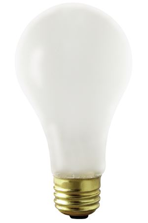 75W A21 Shatter-Proof Lamp - Medium Bass - Frosted - 130V