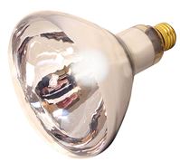 125W R40 Heat Lamp - Medium Base - Clear - 120V 