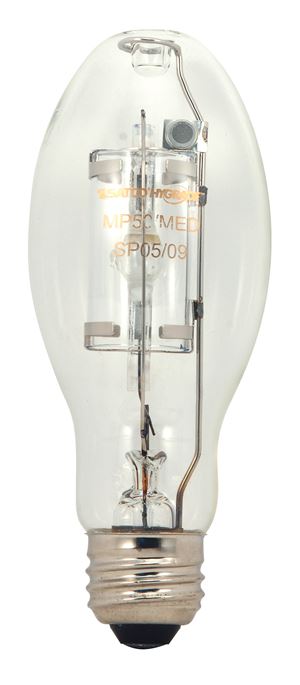 150W Metal Halide HID Lamp - ED17 Medium Base - 4000K - Clear - 120V