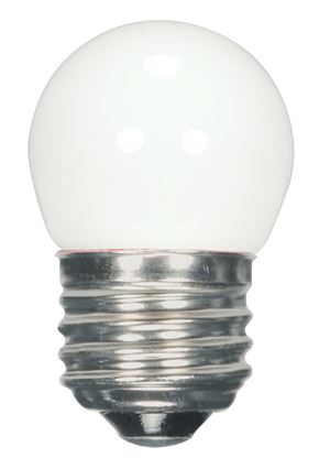 1.2W LED S11 Night Light Bulb - Medium Base - White - 2700K - 120V