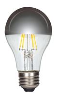 6.5W LED A19 - Silver Crown - Medium Base - 2700K - 650 Lumens - 120V 