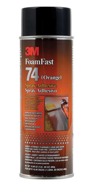 3M  Foam Fast 74  Spray Adhesive  16.9 oz.