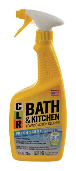 CLR  Kitchen & Bathroom Cleaner  26 oz.