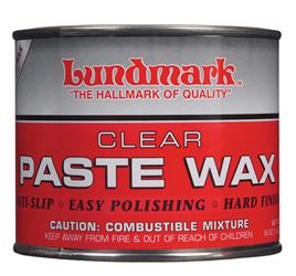 Lundmark  Clear Paste Wax  Floor Wax  16 oz. 