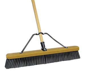 Job Site  Rough Surface Push Broom  24 in. W x 60 in. L x 3 in. L