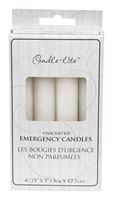 Candle-Lite  No Scent  White  Household Emergency Candles  4 pk 5 in. H x 3/4 in. Dia. 