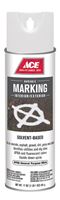 Ace  Sovent-Based  APWA General Purpose White  Upside-Down Marking Spray Paint  17 oz. 