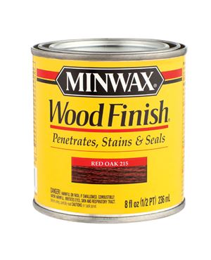 Minwax  Wood Finish  Transparent  Oil-Based  Wood Stain  Red Oak  1/2 pt.