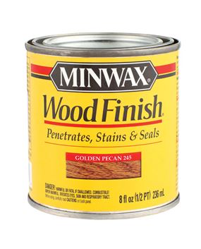Minwax  Wood Finish  Transparent  Oil-Based  Wood Stain  Golden Pecan  1/2 pt.
