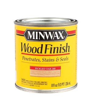 Minwax  Wood Finish  Transparent  Oil-Based  Wood Finish  Pickled Oak  1/2 pt.