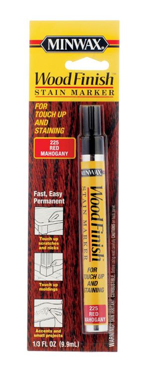 Minwax Wood Finish Semi-Transparent Red Mahogany Oil-Based Stain Marker 0.33 oz.