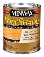 Minwax  PolyShades  Transparent  Polyurethane  Polyurethane Stain  Classic Oak  1 qt. 