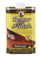 Howard Restor-A-Finish Semi-Transparent Dark Oak Oil-Based Wood Restorer 1 pt. 