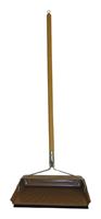 Fulton  Steel  Long Handled Stand-up Hooded  Dust Pan 